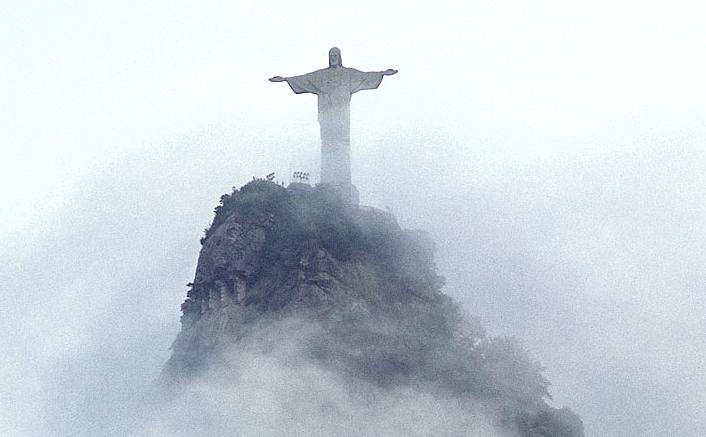 фото "Христос над Рио." метки: разное, путешествия, Южная Америка