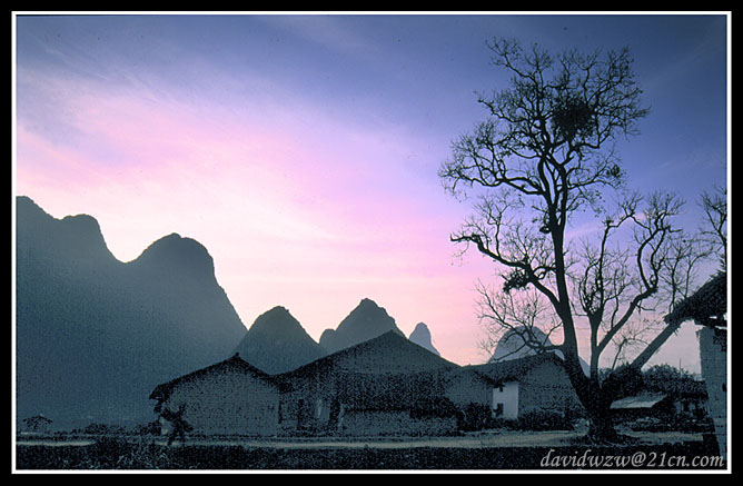 фото "A village`s sunset" метки: пейзаж, путешествия, Азия, закат