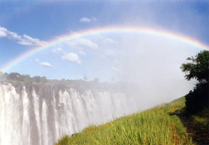 photo "Rainbow over Victoria Falls" tags: travel, Africa