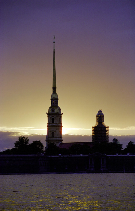 photo "Eclipse." tags: landscape, architecture, sunset