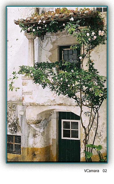 photo "Flowery window" tags: architecture, travel, landscape, Europe