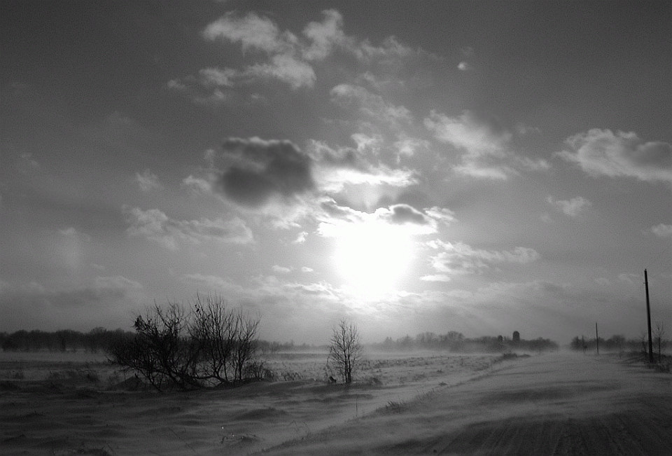 фото "Almost Home" метки: пейзаж, закат, зима