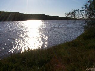 photo "Sun on Greenough River" tags: landscape, travel, Australia