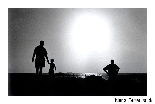 photo "Paternidade (Fatherhood)" tags: landscape, genre, water