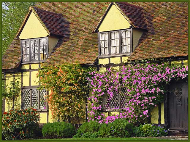 photo "English Cottage" tags: architecture, montage, landscape, 