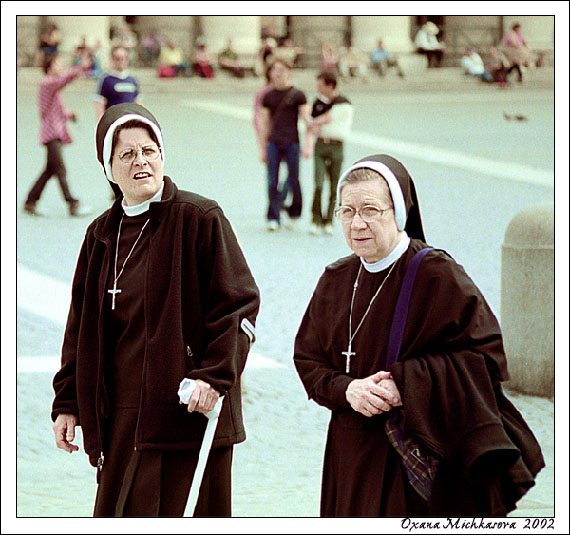 photo "Nuns.Vatican`s people." tags: genre, portrait, woman