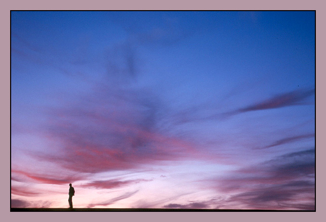 photo "Alone in the sky" tags: landscape, sunset