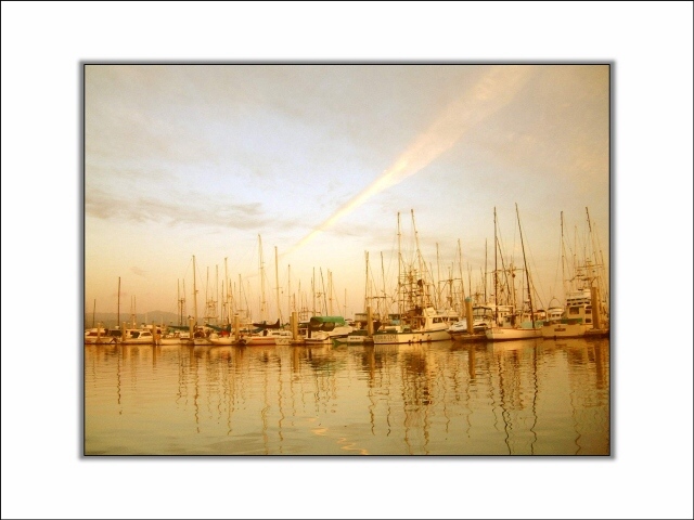 photo "A Study in Amber" tags: landscape, sunset, water