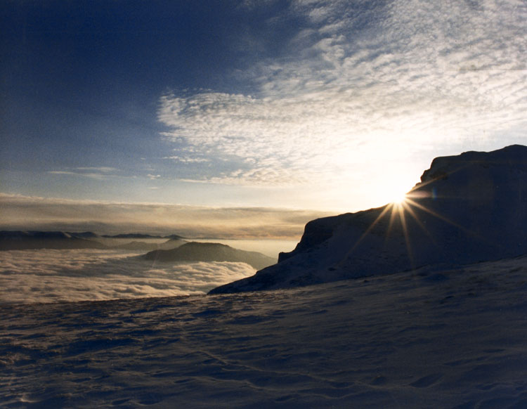 photo "Bedtime for mountains" tags: landscape, mountains, sunset