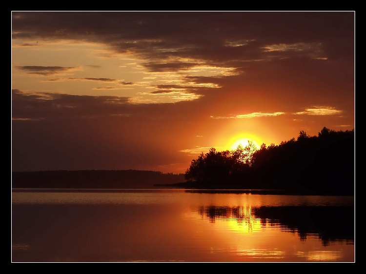 photo "Lake, Sunset" tags: landscape, sunset