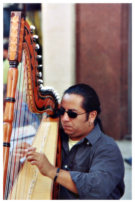 photo "The Harp Player" tags: reporting, 