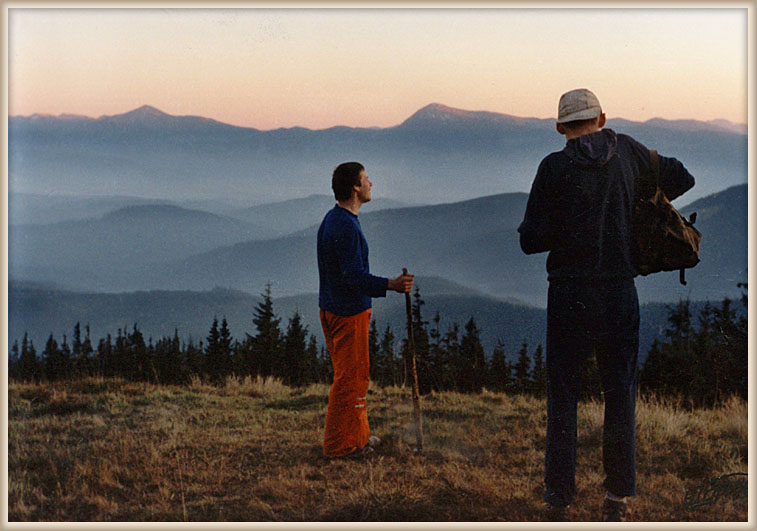 photo "Admiring country Galiciey (Ukraine)" tags: landscape, mountains, summer