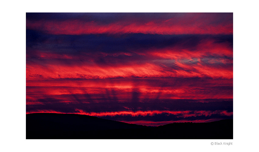 photo "On Fire" tags: landscape, clouds, mountains