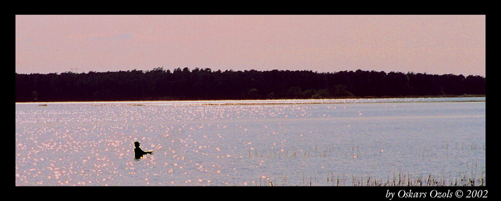 фото "The water shows that the evening is coming..." метки: пейзаж, природа, закат