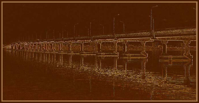 photo "Bridge.Reflection." tags: architecture, landscape, 