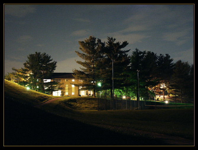 photo "Midnight in the village" tags: landscape, nature, night