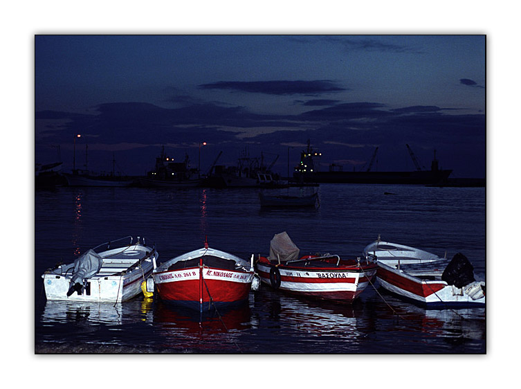 photo "Evening in port" tags: landscape, sunset, water