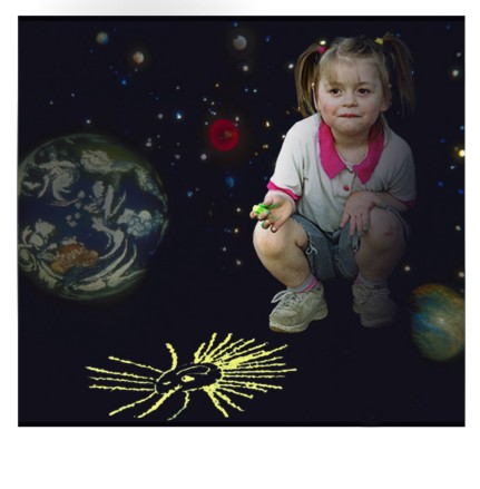 photo "... Birth of the Universe...." tags: portrait, montage, children