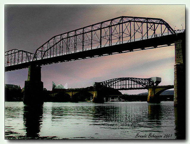 photo "Bridges Over the Tennessee" tags: misc., 