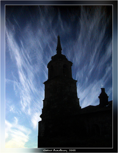 photo "Old church" tags: misc., landscape, clouds