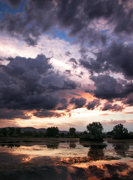 photo "Sky Power" tags: landscape, clouds, sunset