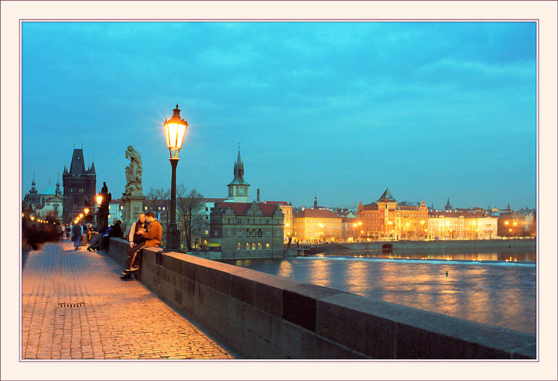 фото "Charles Bridge at night." метки: архитектура, пейзаж, 