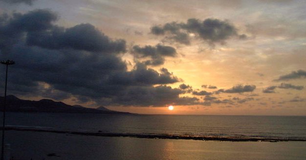 фото "Sunset at Canary Islands - Spain" метки: пейзаж, закат