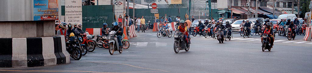 photo "Bangkoktraffic in panorama" tags: architecture, genre, landscape, 