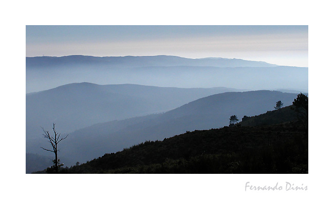 фото "Fogs in blue" метки: пейзаж, горы, закат