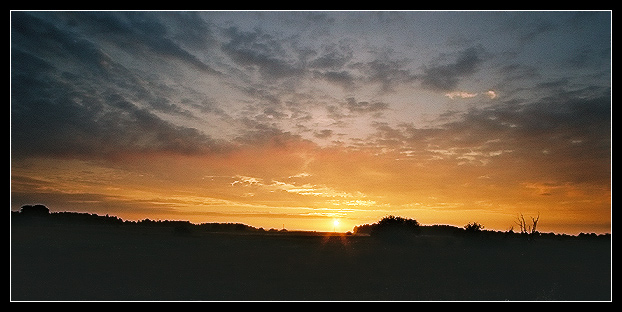 photo "Landscape near the road" tags: landscape, sunset