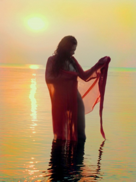 photo "From a series " of walk on water " dawn" tags: nude, 