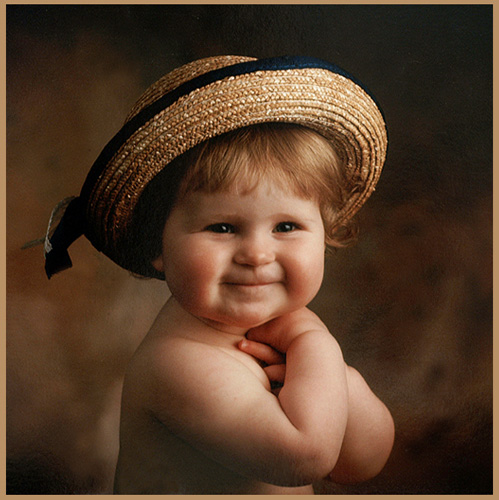 photo "My new hat" tags: portrait, children