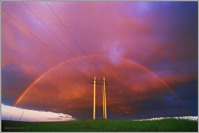 photo "Attention! The protective field is activated!" tags: landscape, clouds, sunset