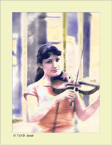 photo "Magic Sounds" tags: montage, portrait, woman