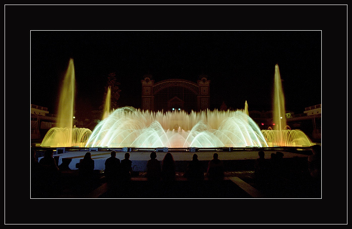 фото "Нежность "поющих" фонтанов" метки: пейзаж, путешествия, Европа, ночь