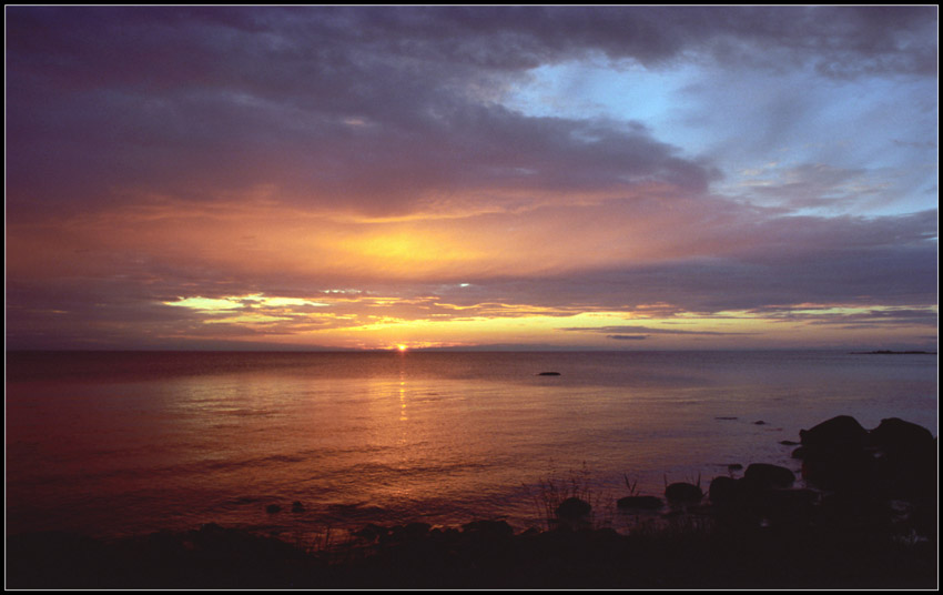фото "Рассвет на Ладоге." метки: пейзаж, закат, облака