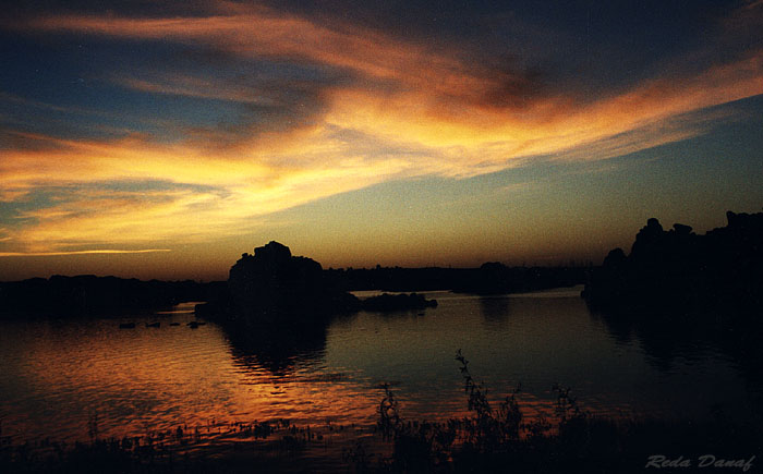 photo "Sunset over Aswan" tags: travel, landscape, Africa, sunset