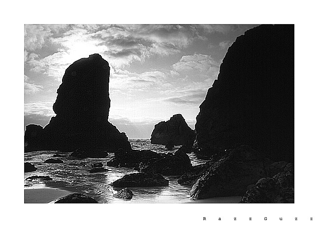 фото "Beach on the Rocks" метки: пейзаж, закат