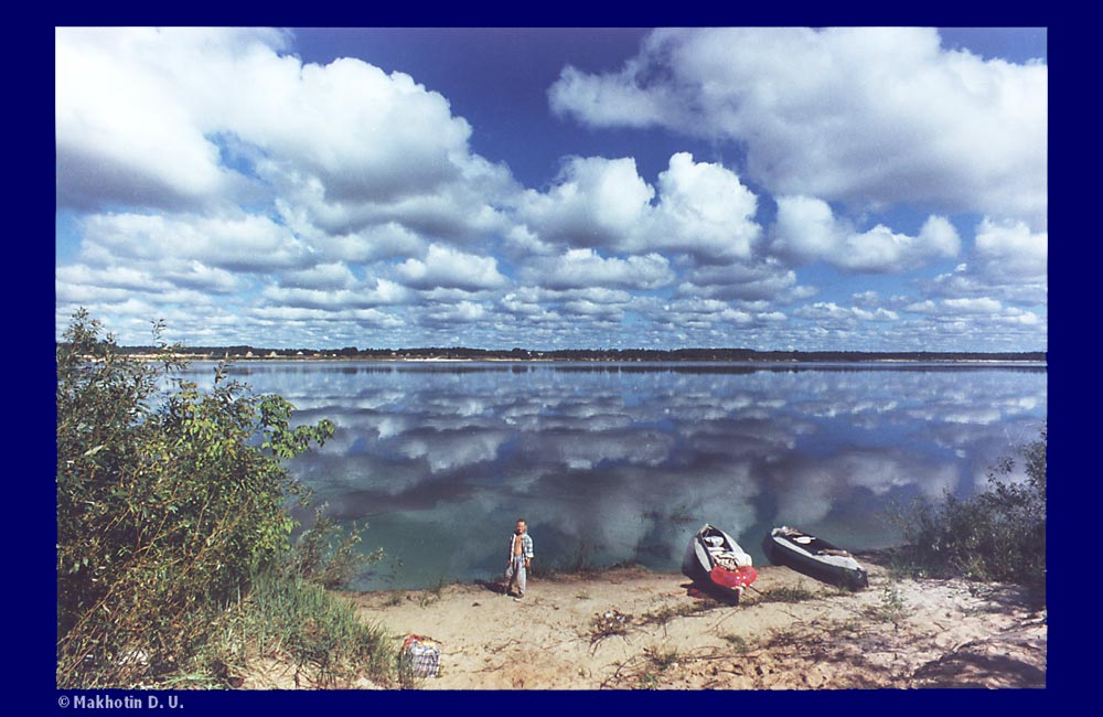 photo "Volga after storm" tags: landscape, clouds, water