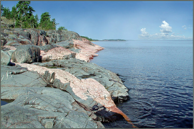 фото "Берег. NW Ladoga lake-2" метки: пейзаж, вода, лето