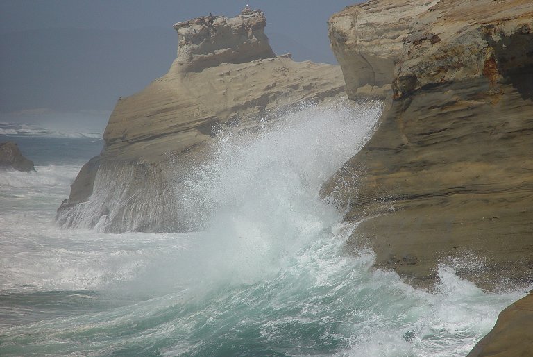 photo "Big waves at the cape 1" tags: landscape, nature, water