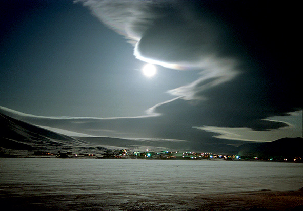 photo "Lunar sonataof the north" tags: landscape, night, winter