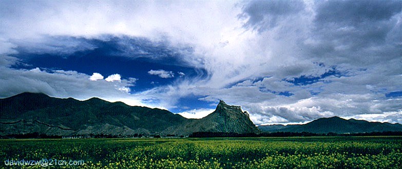 photo "Tibet 02" tags: landscape, portrait, clouds, man