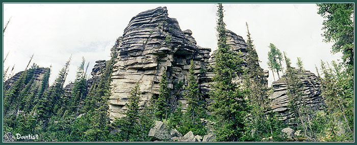 photo "Wall" tags: landscape, forest, mountains