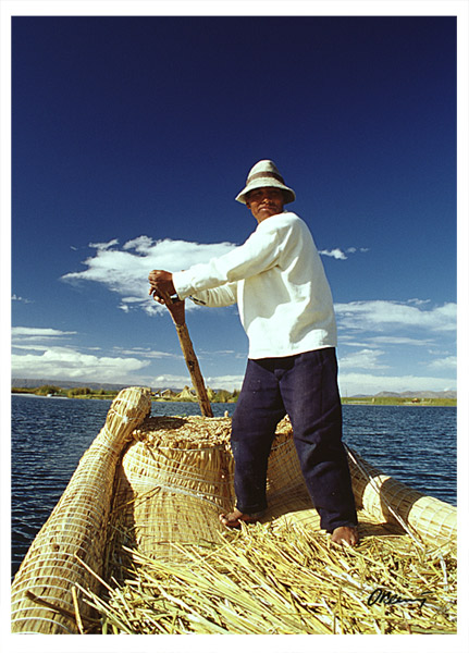 photo "The boatman" tags: travel, genre, South America