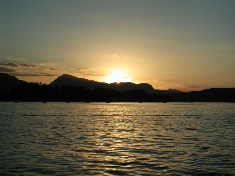 photo "The Sunset on Poros Island, Greece" tags: travel, landscape, Europe, sunset