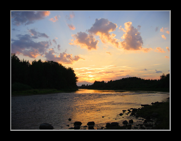photo "Gold & Blue" tags: landscape, sunset