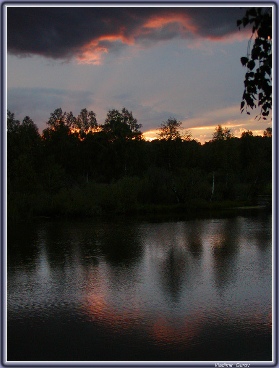 photo "Twilight on the river" tags: landscape, sunset, water