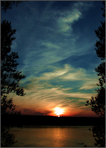 photo "Sunset above Neva" tags: landscape, sunset