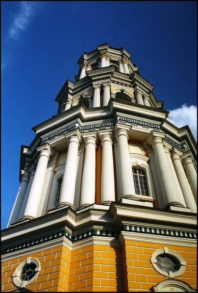photo "Kievo-pecherskya Lavra, main bell tower" tags: architecture, landscape, 